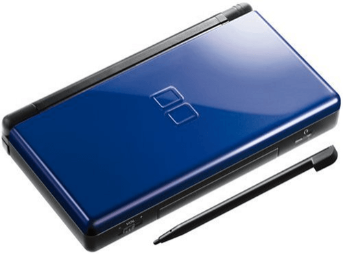 Cobalt & Black Nintendo DS Lite box art for Nintendo DS